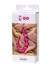 Анальная цепочка ToDo by Toyfa Long Sweety, силикон, розовый, 34 см, Ø 2,7 см
