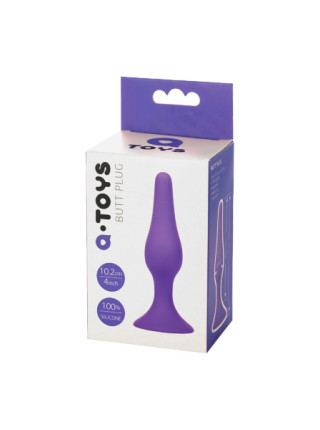 АНАЛЬНАЯ ВТУЛКА A-TOYS BY TOYFA, СИЛИКОН, ФИОЛЕТОВАЯ, 10,2 СМ