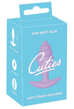 Анальная пробка мини Cuties фиолетовая ORION, длина 7.50 см, диаметр 2.80 см