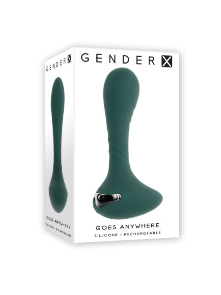 Вибромассажёр простаты Goes Anywhere Evolved, c вибрацией, длина 12.34 см, диаметр 3.40 см 