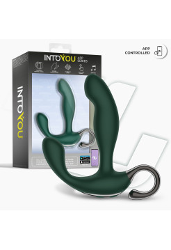 Вибромассажёр простаты Greeny IntoYou, c вибрацией, длина 12.80 см, диаметр 2.50 см