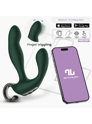 Вибромассажёр простаты Greeny IntoYou, c вибрацией, длина 12.80 см, диаметр 2.50 см