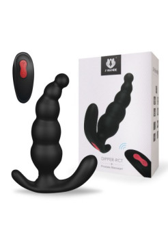 ВИБРОМАССАЖЁР 9 режимов вибрации, L 148 мм D 18x31x39 мм, дистанционный пульт