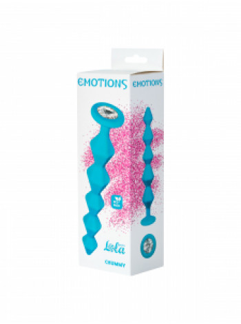 АНАЛЬНАЯ ЦЕПОЧКА С КРИСТАЛЛОМ EMOTIONS CHUMMY TURQUOISE