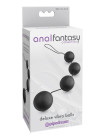 Анальная цепочка из 4 шариков из силикона Deluxe Vibro Balls Pipedream, диаметр 3.20 см