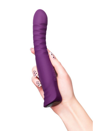 Вибратор Flovetta LUPIN, силикон, фиолетовый, 22 см