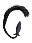Анальная пробка с черным хвостом You2Toys HORNY Pony Plug ORION, длина 62.50 см, диаметр 2.00 см 