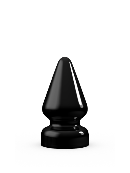 Плаг-массажёр black MAGNUM 2 в ламинате Длина рабочая 110 мм. Диаметр 70 мм.