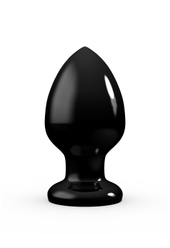 Плаг-массажёр для простаты black MAGNUM 10 в ламинате Длина рабочая 130 мм. Диаметр 76 мм.