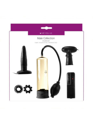 Набор для мужчин Me You Us Male Collection Couples Kit Black OS