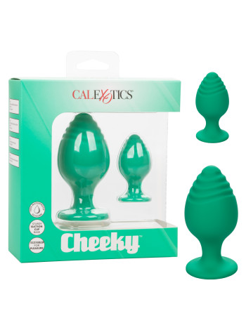 Набор из двух анальных пробок CHEEKY