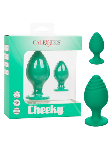 Набор из двух анальных пробок CHEEKY
