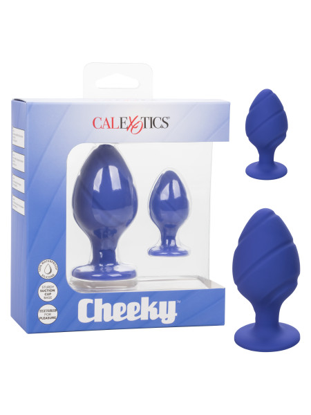 Набор из двух анальных пробок CHEEKY
