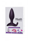 Анальная втулка Lovense Hush (S), силикон, черный, 12,1 см