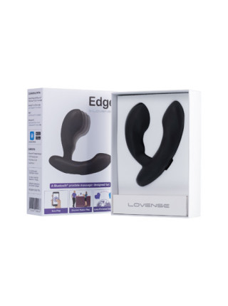 Стимулятор простаты Lovense Edge,силикон, черный, 11,4 см ПОД ЗАКАЗ!