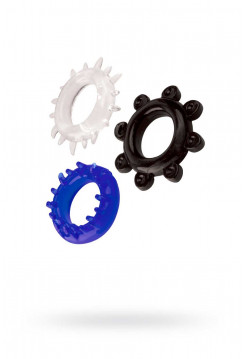 Набор колец TOYFA A-toys, TPE, Ø 3 см