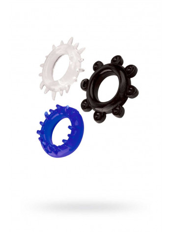 Набор колец TOYFA A-toys, TPE, Ø 3 см