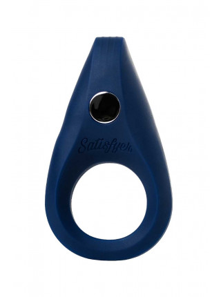 Эрекционное кольцо на пенис Satisfyer Rings, силикон, синий 7,5 см