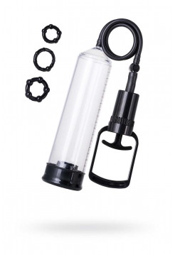 Помпа для пениса TOYFA A-Toys, PVC, Чёрный, 23,5 см