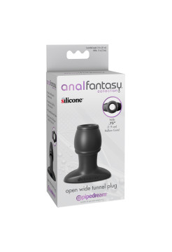 Анальная пробка с тоннелем Anal Fantasy Collection Open Wide Tunnel Plug Pipedream, длина 7.20см, диаметр 3.80см