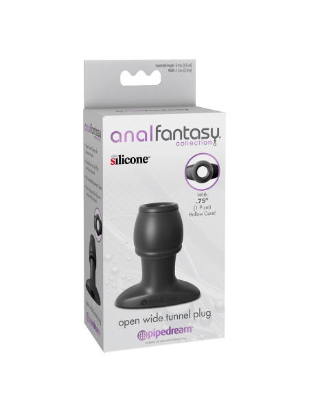 Анальная пробка с тоннелем Anal Fantasy Collection Open Wide Tunnel Plug Pipedream, длина 7.20см, диаметр 3.80см