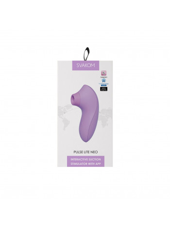 Pulse Lite Neo purple мембранно-волновой клиторальный стимулятор SVAKOM, (без коробки)
