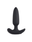Анальная вибропробка с пультом ДУ Black Beauty Evolved, c вибрацией, длина 11.33 см, диаметр 2.62 см 