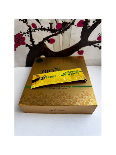 Королевский мед Royal King Honey BIO-HERBS (1 порция).Для эрекции, потенции, при простатите...