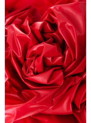 Простыня для секса Black&Red by TOYFA, ПВХ, красный, 220х200