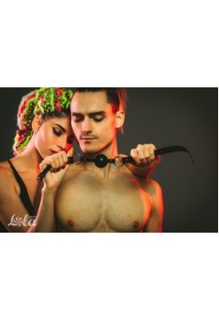 Кляп Party Hard Love Addict Black 