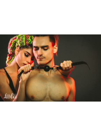 Кляп Party Hard Love Addict Black 