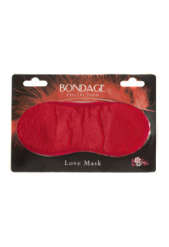 МАСКА НА ГЛАЗА BONDAGE КРАСНАЯ