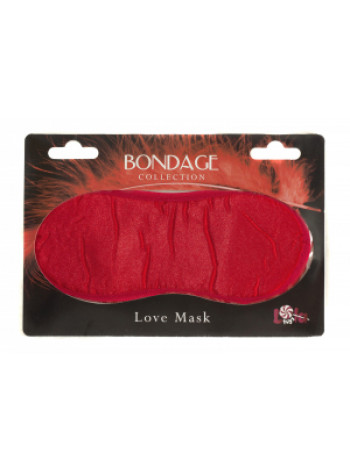 МАСКА НА ГЛАЗА BONDAGE КРАСНАЯ