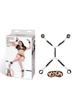 Фиксатор позиций для рук и ног леопардовый Classic Bedspreader для двоих