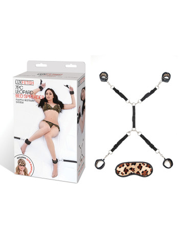 Фиксатор позиций для рук и ног леопардовый Classic Bedspreader для двоих