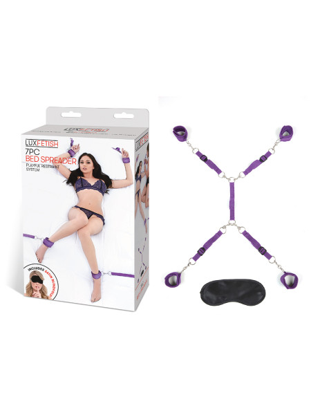 Фиксатор позиций для рук и ног фиолетовый Classic Bedspreader для двоих