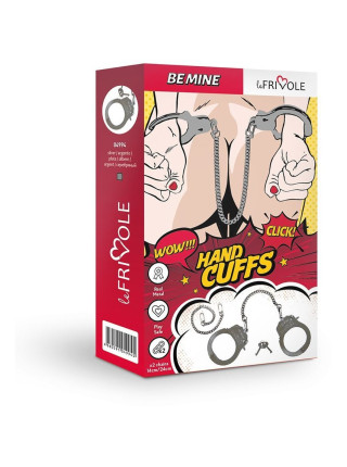 Наручники «Be Mine Le Frivole» со сменными цепями разной длины