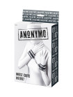 Наручники Anonymo #0107, полиэстер, серебристые, 23,5 см