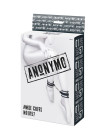 Поножи Anonymo #0157, полиэстер, черно-серебристый, 28,5 см