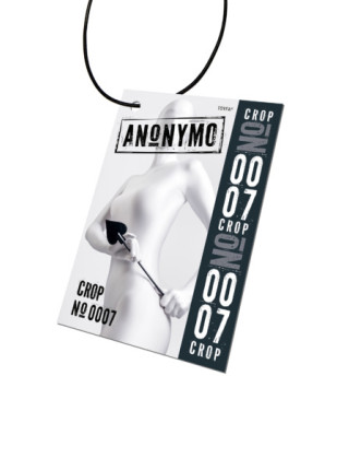 СТЕК ANONYMO #0007, PU КОЖА, ЧЕРНЫЙ, 36 СМ