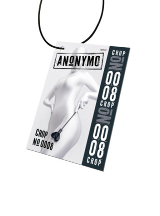 СТЕК ANONYMO #0008, PU КОЖА, ЧЕРНЫЙ, 35 СМ
