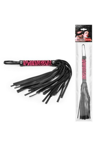 ПЛЁТКА L ручки 150 мм, L хвоста 240 мм, цвет чёрный/розовый ПЛЁТКА L ручки 150 мм, L хвоста 240 мм, цвет чёрный/розовый