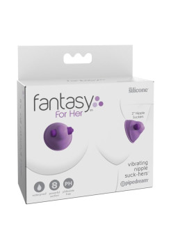 Виброприсоски-стимуляторы на соски Vibrating Nipple Suck-Hers Pipedream, c вибрацией, диаметр 5.00 см 