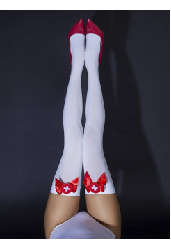 Чулки медсестры с бантиками (Sense) S/M