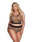 Комплект с леопардовым принтом XL\XXL, 3XL\4XL