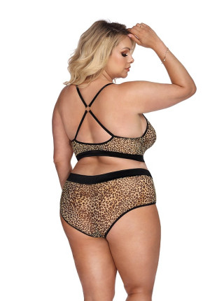 Комплект с леопардовым принтом XL\XXL, 3XL\4XL