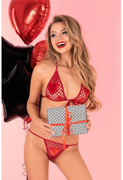 Соблазнительный комплект нижнего белья Strap Hearts S\L