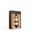 Комплект лиф и трусики с функциональной молнией из материала wet look XXL/XXXL (50-52)