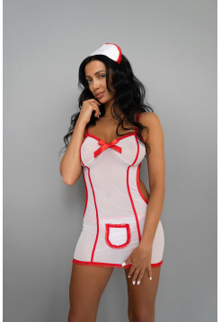 Эротический игровой костюм "Сексуальная медсестричка" S-M