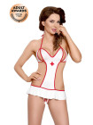 Боди медсестры SoftLine Collection Lea, белый, S/М